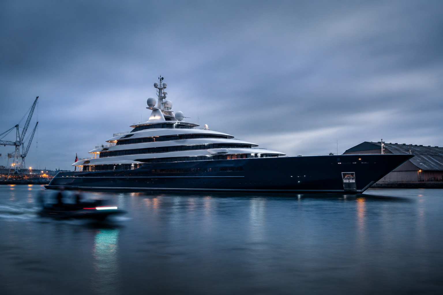 Superyacht of Kremlin associate sparks fear of espionage in Danish waters