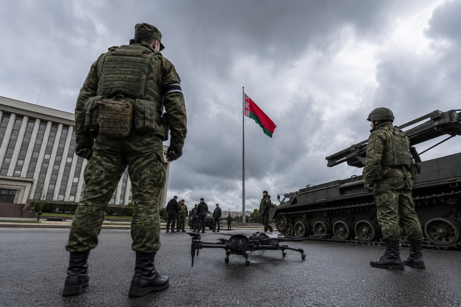 Minsk restricts Russian army influence while keeping drone infrastructure active