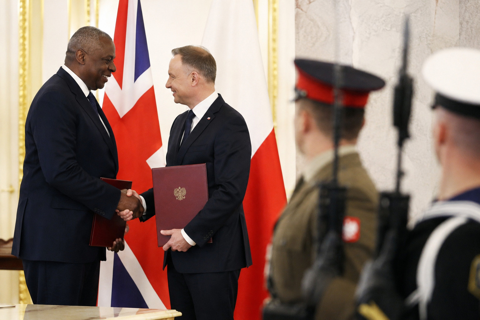 UK and Poland agree enhanced defence pact as Russia branded long-term danger
