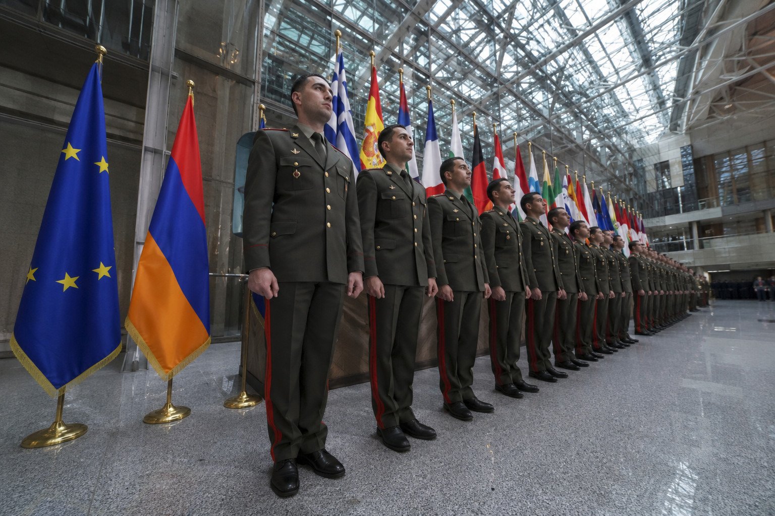 Armenian military academies join EU defence college as Yerevan pivots away from Russia