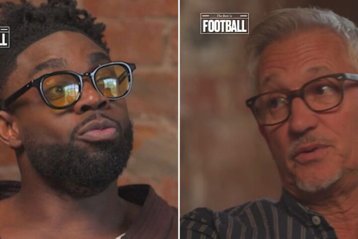 Gary Lineker tells Micah Richards to 'shut the f*** up' on ITV broadcast