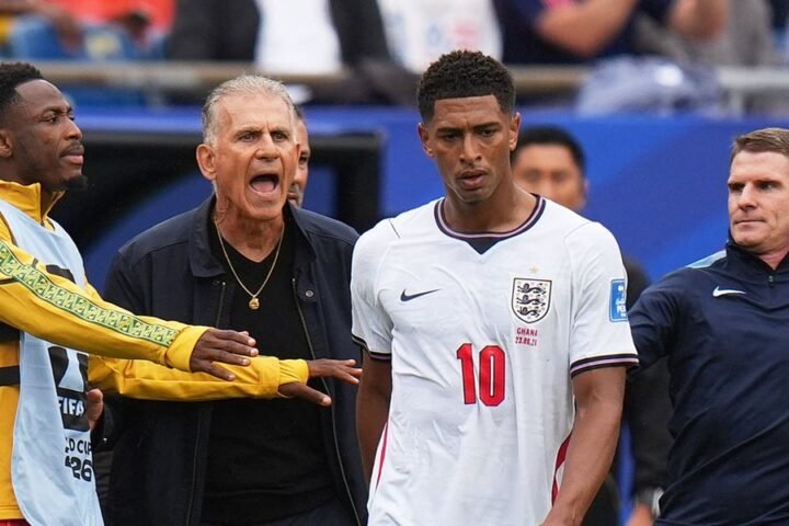 Ghana manager accuses Jude Bellingham of foul language during heated half-time exchange