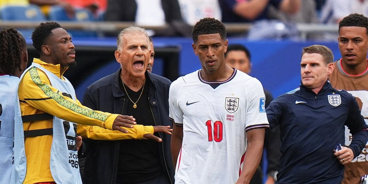 Ghana manager accuses Jude Bellingham of foul language during heated half-time exchange