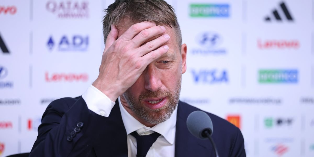 Graham Potter left with bloodied ear following Sweden's emphatic World Cup win over Tunisia