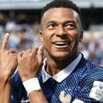 Kylian Mbappe celebrates goals with tribute to James Corden in France's World Cup win