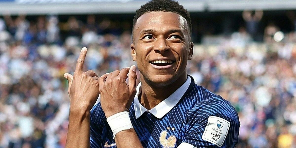 Kylian Mbappe celebrates goals with tribute to James Corden in France's World Cup win