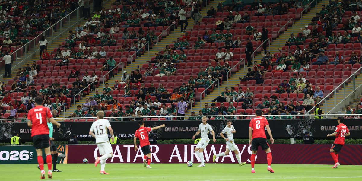 Low attendance marred South Korea's World Cup opener against Czech Republic despite high ticket demand