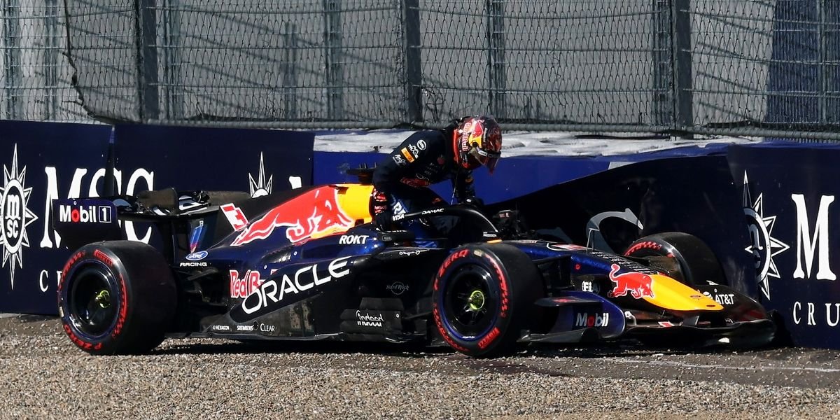 Max Verstappen's crash ends Austrian Grand Prix qualifying as Red Bull investigates mechanical issue