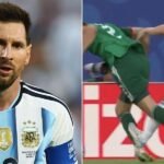 Messi's controversial challenge overshadows hat-trick in Argentina's World Cup victory over Algeria