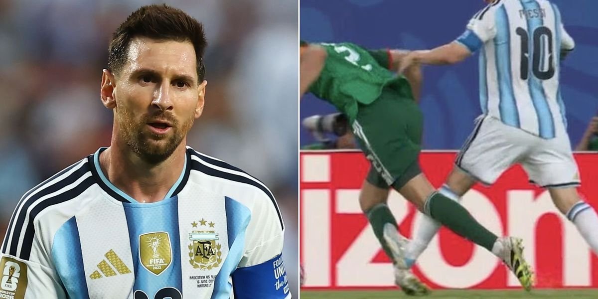 Messi's controversial challenge overshadows hat-trick in Argentina's World Cup victory over Algeria