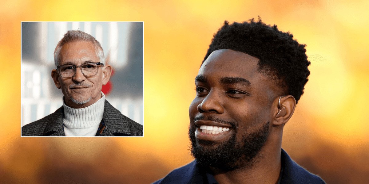 Micah Richards jokes about Gary Lineker during BBC's first World Cup broadcast