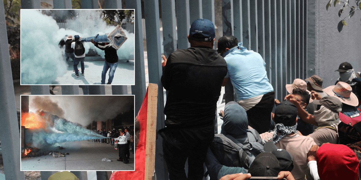 Protests disrupt Mexico City ahead of World Cup as teachers' union demands increase in wages