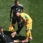 Referee suffers cramp during stoppage time in USA's victory over Australia