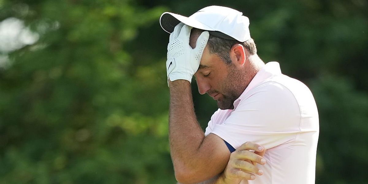 Scottie Scheffler expresses frustration with caddie after wayward shot at Memorial Tournament