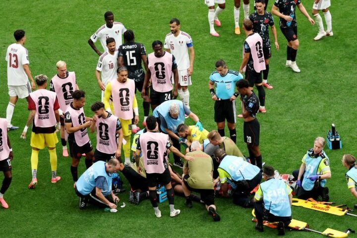 Sickening injury to Ismael Kone overshadows Canada’s historic World Cup victory over Qatar