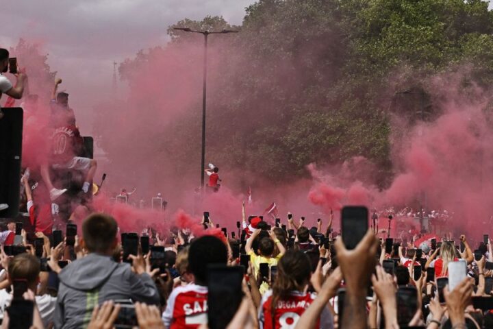 Six stabbed in violence following Arsenal's Premier League title parade