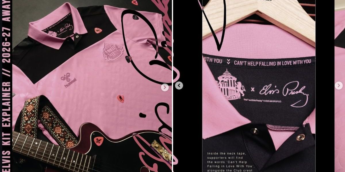 Sunderland launches Elvis Presley-inspired kit ahead of new Premier League season