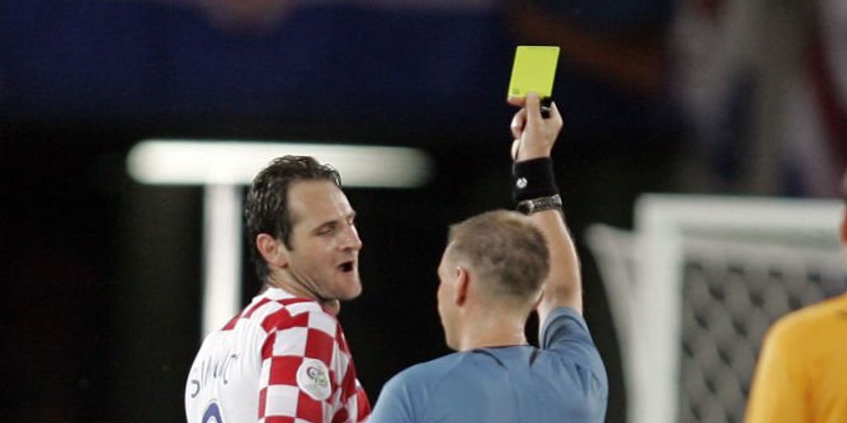 The referee who booked the same player three times during the 2006 World Cup