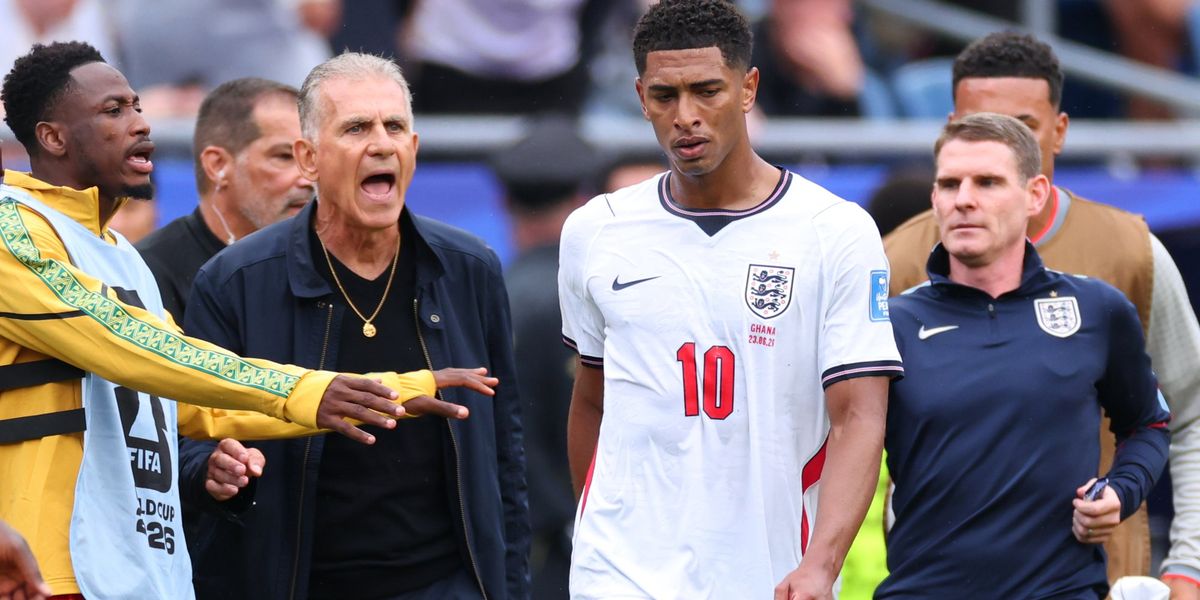 Thomas Tuchel steps in after Jude Bellingham's clash with Ghana players during World Cup match