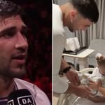 Tommy Fury reveals new baby name 'Midas' during boxing match entry