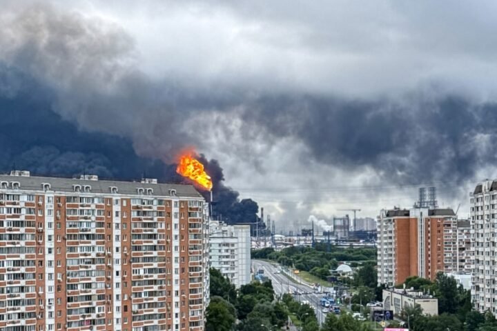 Ukrainian drones strike Moscow refinery in significant escalation of long-range attacks