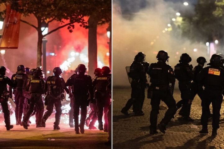 Violence marred PSG's Champions League victory over Arsenal, leading to widespread arrests in Paris