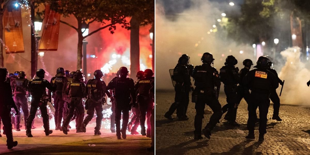 Violence marred PSG's Champions League victory over Arsenal, leading to widespread arrests in Paris