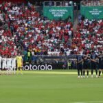 World Cup fans disrupt minute's silence for Venezuela earthquake victims during Uruguay-Spain clash