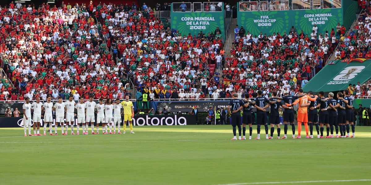 World Cup fans disrupt minute's silence for Venezuela earthquake victims during Uruguay-Spain clash