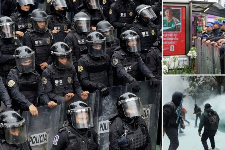 World Cup opening ceremony and match under threat from planned mass protests in Mexico