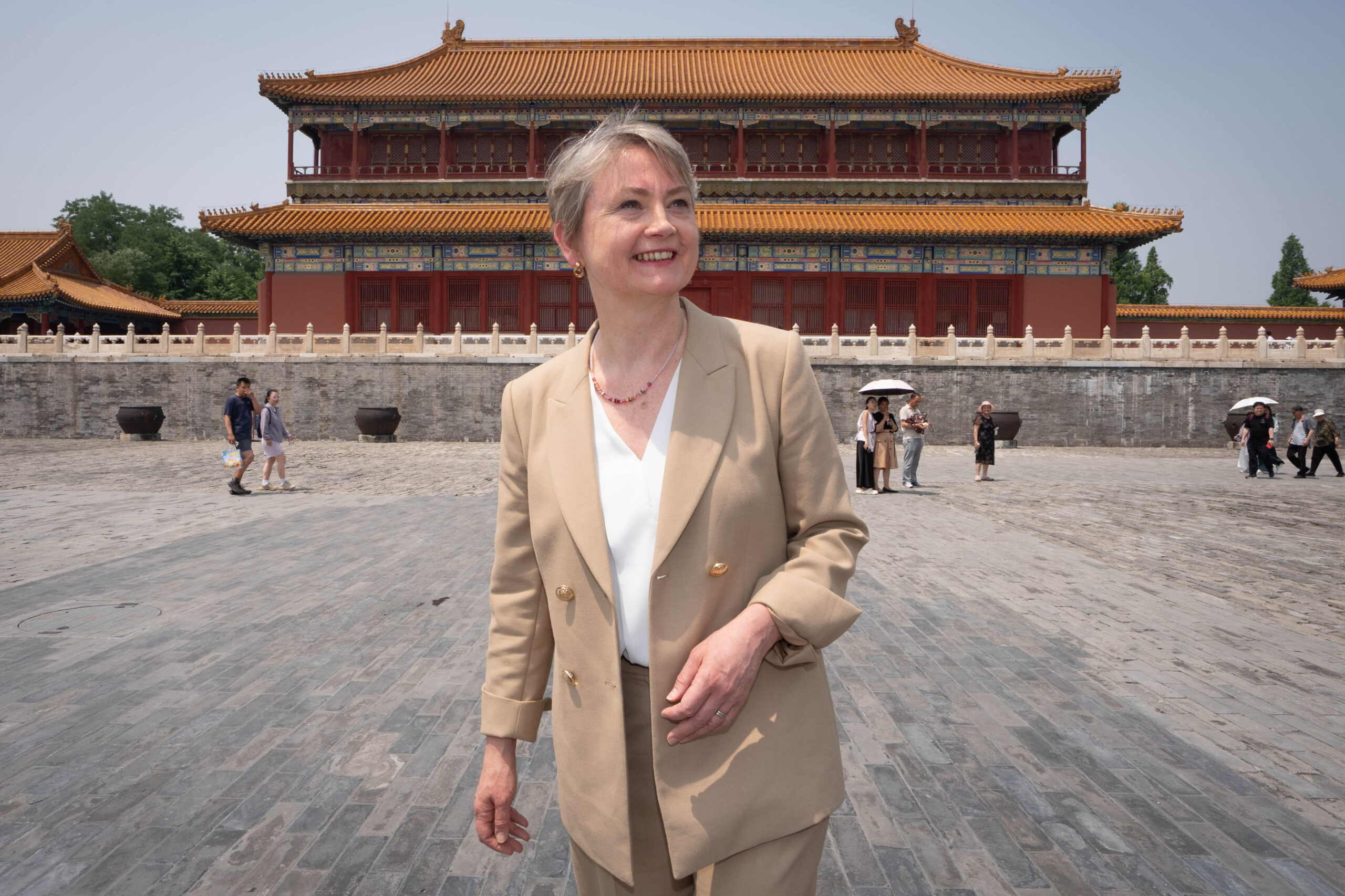 Yvette Cooper advocates for diplomatic engagement with China despite security concerns