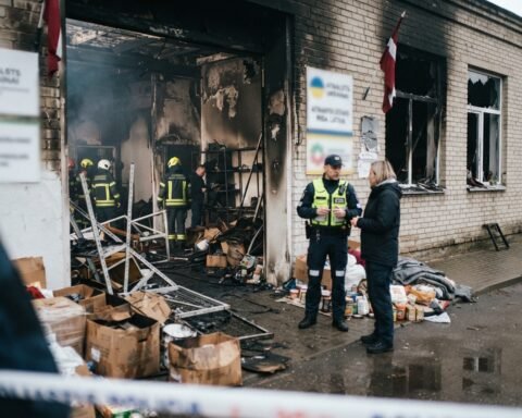 Latvia Probes Arson at Charity That Aids Ukraine, Does Not Rule Out Russia Link