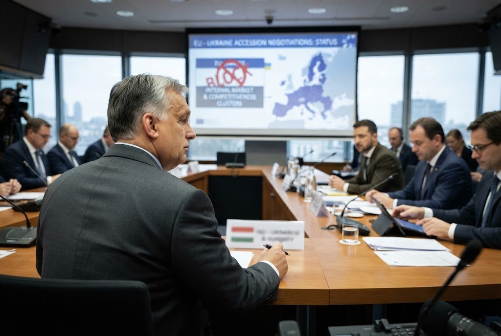 Hungary Blocks Opening of Ukraine’s EU Accession Clusters on Internal Market and Competitiveness