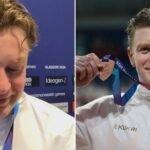 Adam Ramsay-Peaty emotional after bronze in men's 100m breaststroke at Commonwealth Games