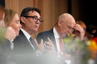 Andy Burnham hesitates on UK defence spending commitments ahead of 2030 deadline