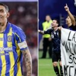 Angel Di Maria praises Argentina's controversial Falklands banner display after semi-final victory over England