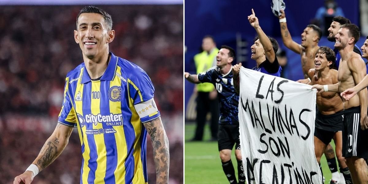 Angel Di Maria praises Argentina's controversial Falklands banner display after semi-final victory over England