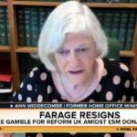 Ann Widdecombe defends Nigel Farage's Clacton re-election bid in final interview before death