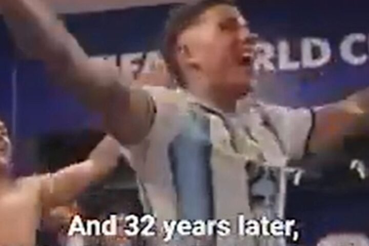 Argentina players sing controversial anthem referencing Falkland Islands after dramatic World Cup win over Egypt