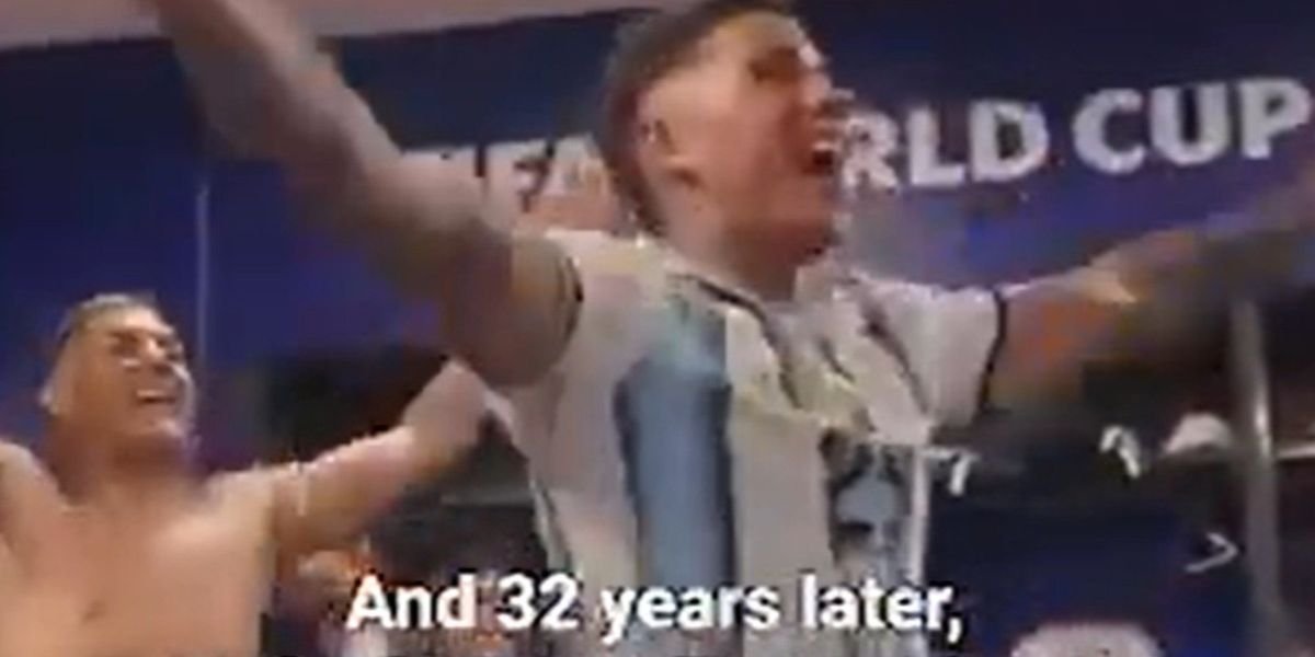 Argentina players sing controversial anthem referencing Falkland Islands after dramatic World Cup win over Egypt