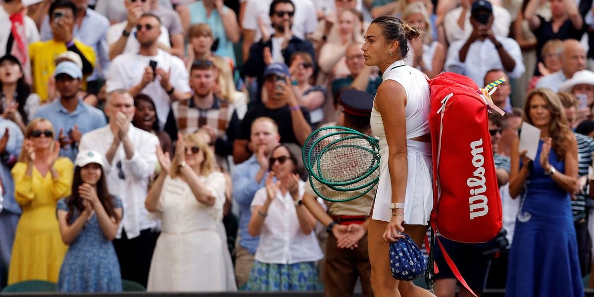 Aryna Sabalenka booed off Centre Court after Naomi Osaka defeats her at Wimbledon