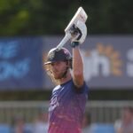 Ben Stokes marks return with century in first match since England retirement