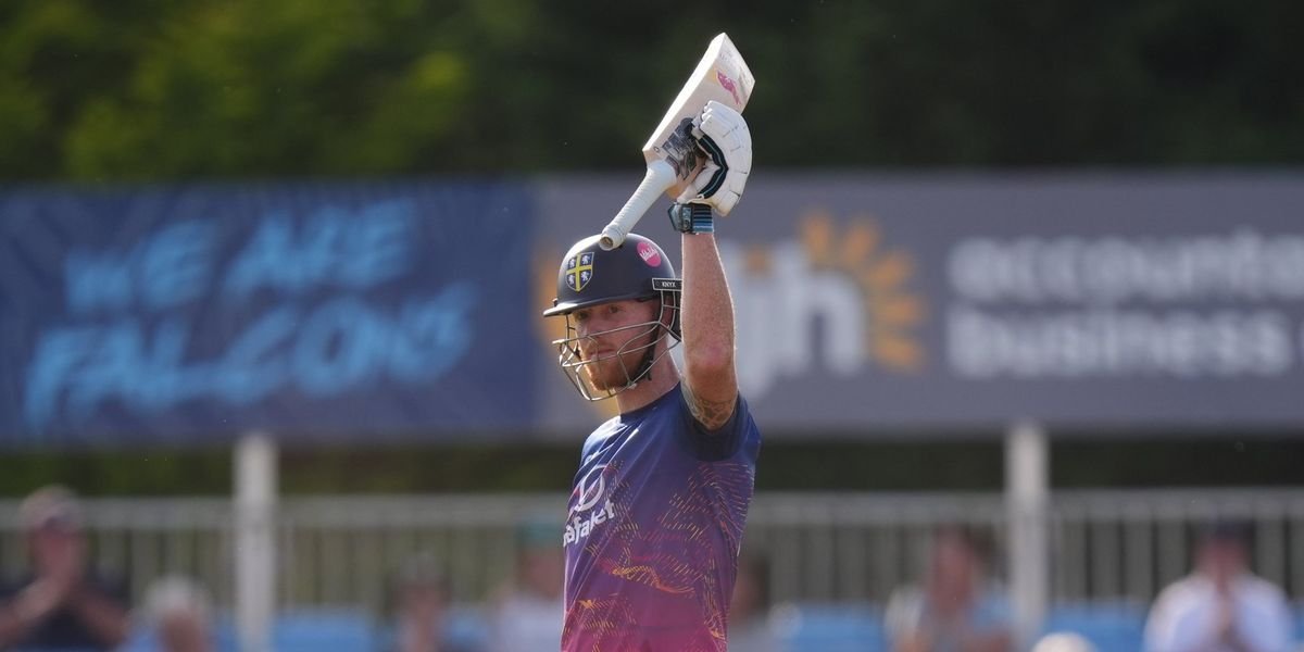 Ben Stokes marks return with century in first match since England retirement
