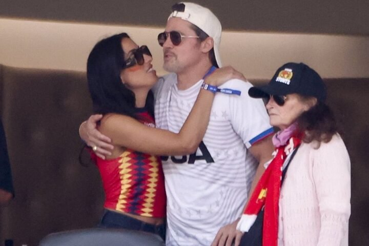 Brad Pitt sparks social media buzz with unexpected jersey at World Cup quarter-final