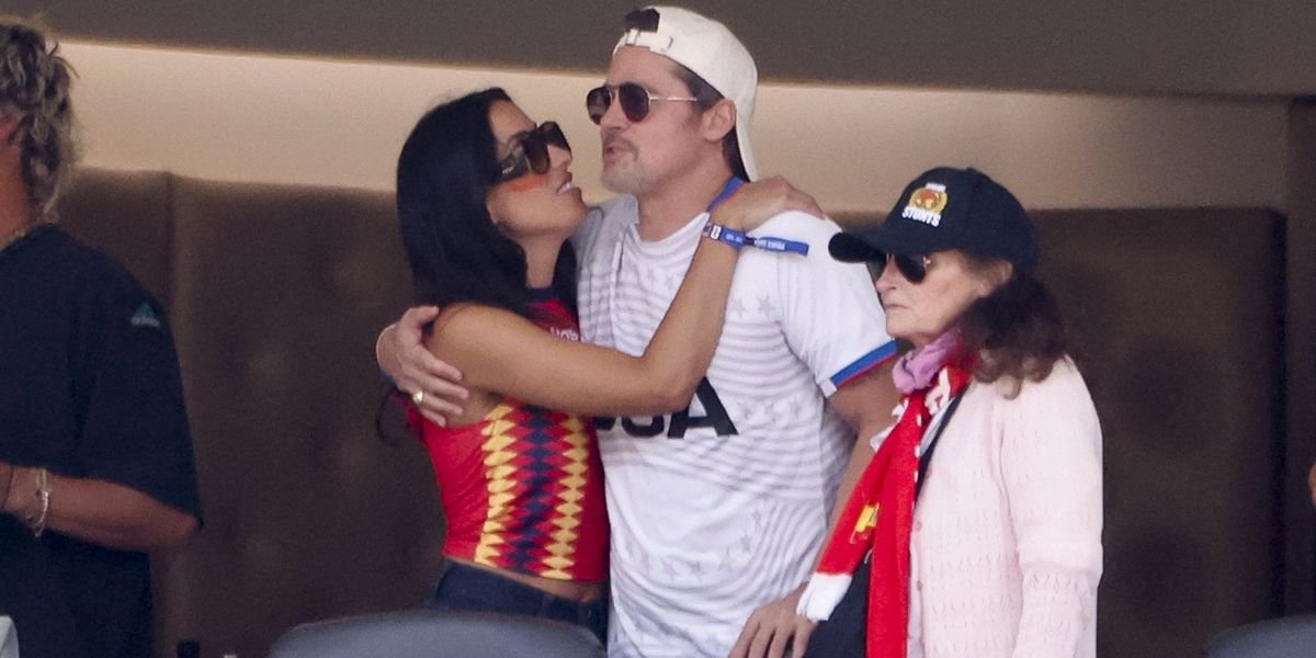 Brad Pitt sparks social media buzz with unexpected jersey at World Cup quarter-final