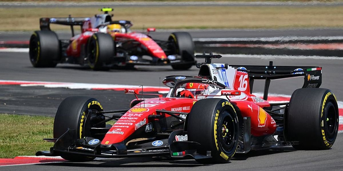 Charles Leclerc wins British Grand Prix as Max Verstappen crashes out
