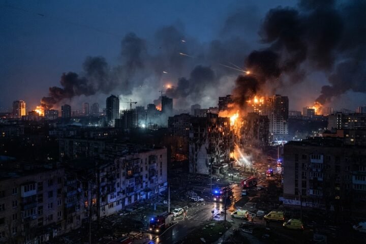 Russia strikes Kyiv with 41 missiles, 125 drones in massive combined overnight attack