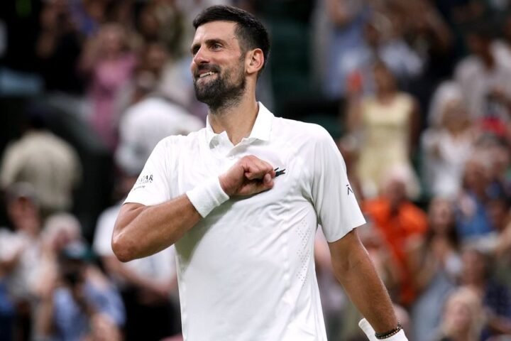 Djokovic clashes with Wimbledon officials over roof rule during intense quarter-final match