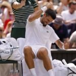 Djokovic displays unusual self-frustration during Wimbledon match against Rinderknech
