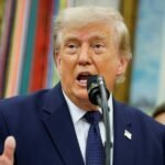 Donald Trump defends Folarin Balogun's red card after FIFA chief's intervention